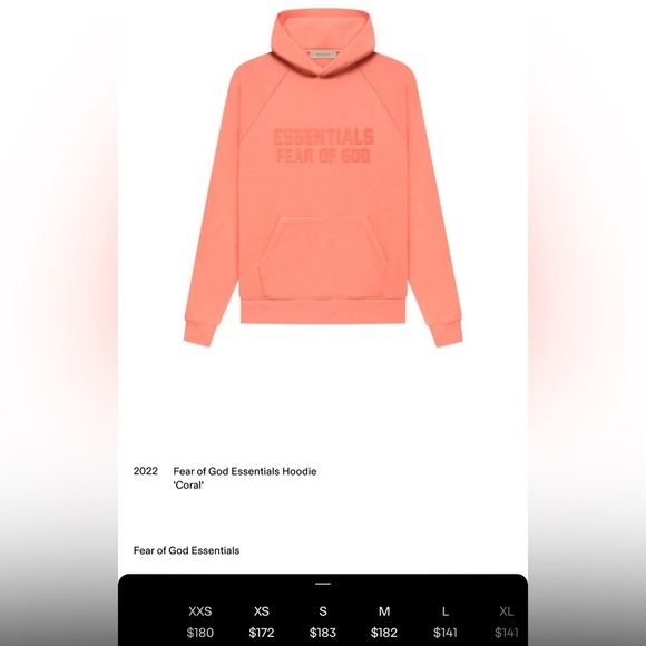 Coral Essentials Hoodie - Picture 5 of 5